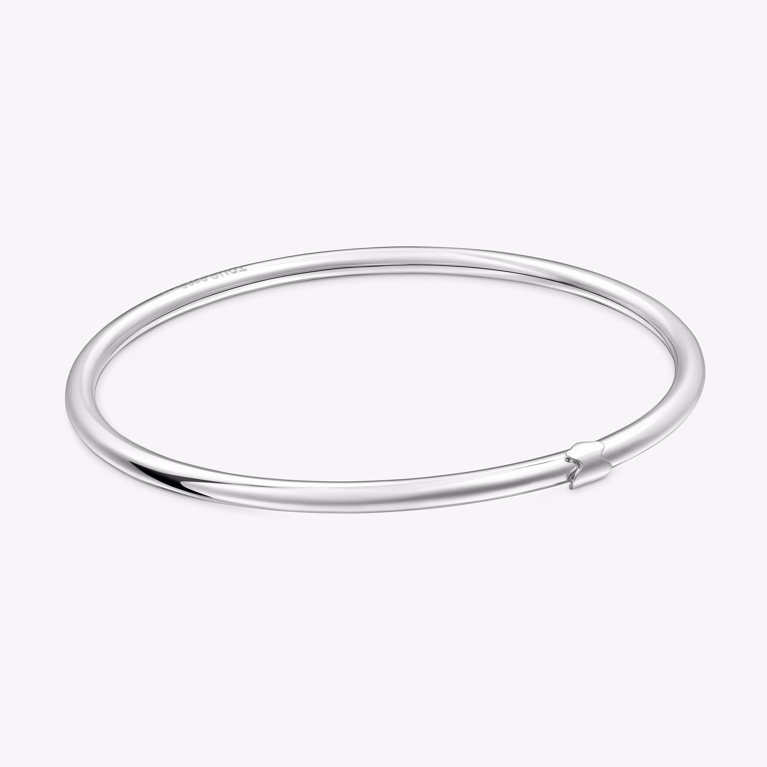 Pulsera esclava cerrada de plata Hold