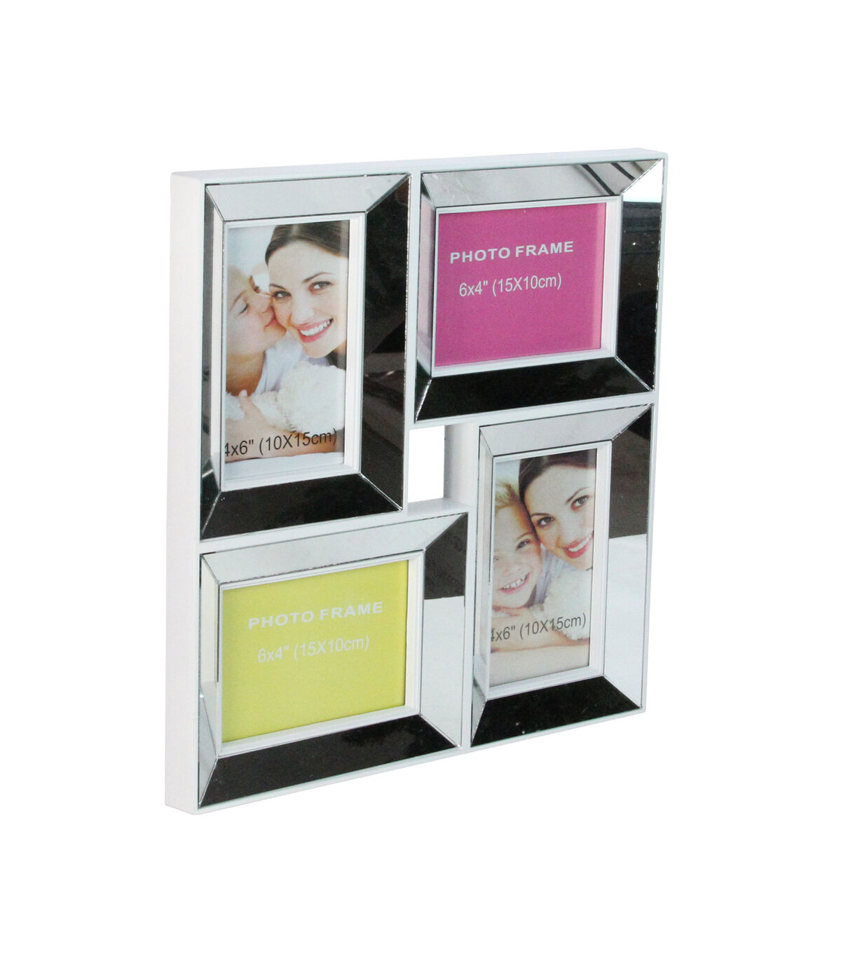 Northlight 14 Silver 4 Photo Collage Glass Frame