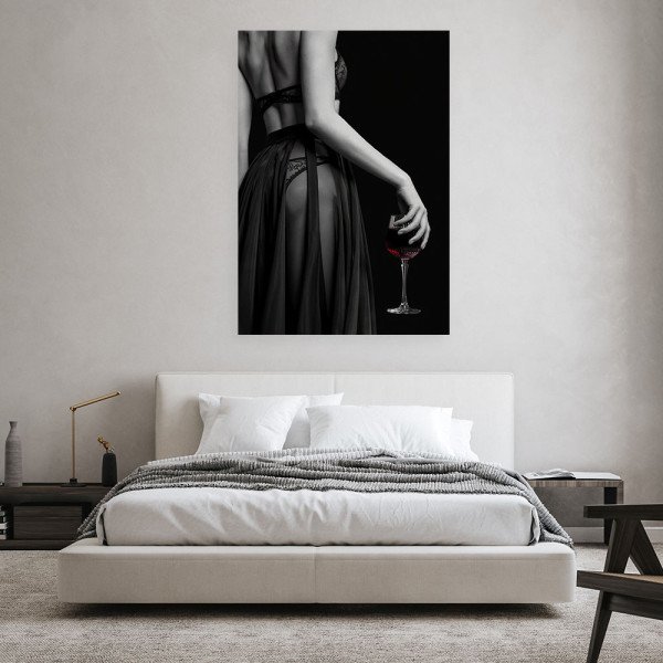 Feeby Obraz do salonu sypialni, Piękna Kobieta w bieliżnie 40x60