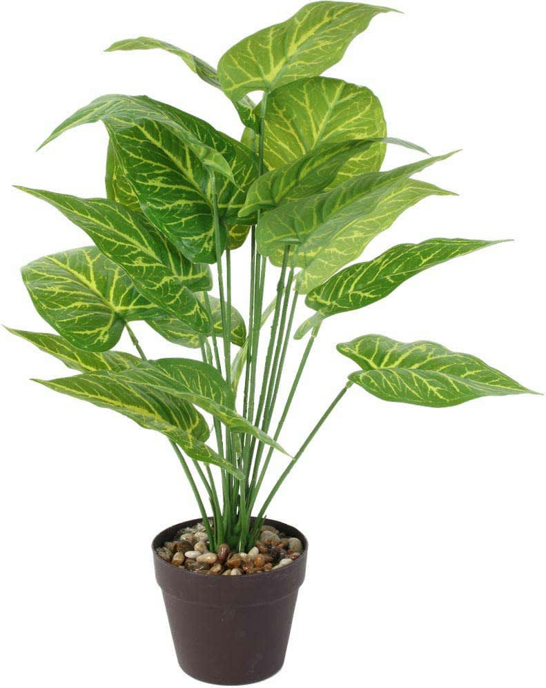 - Plante verte artificielle en pot 55 cm