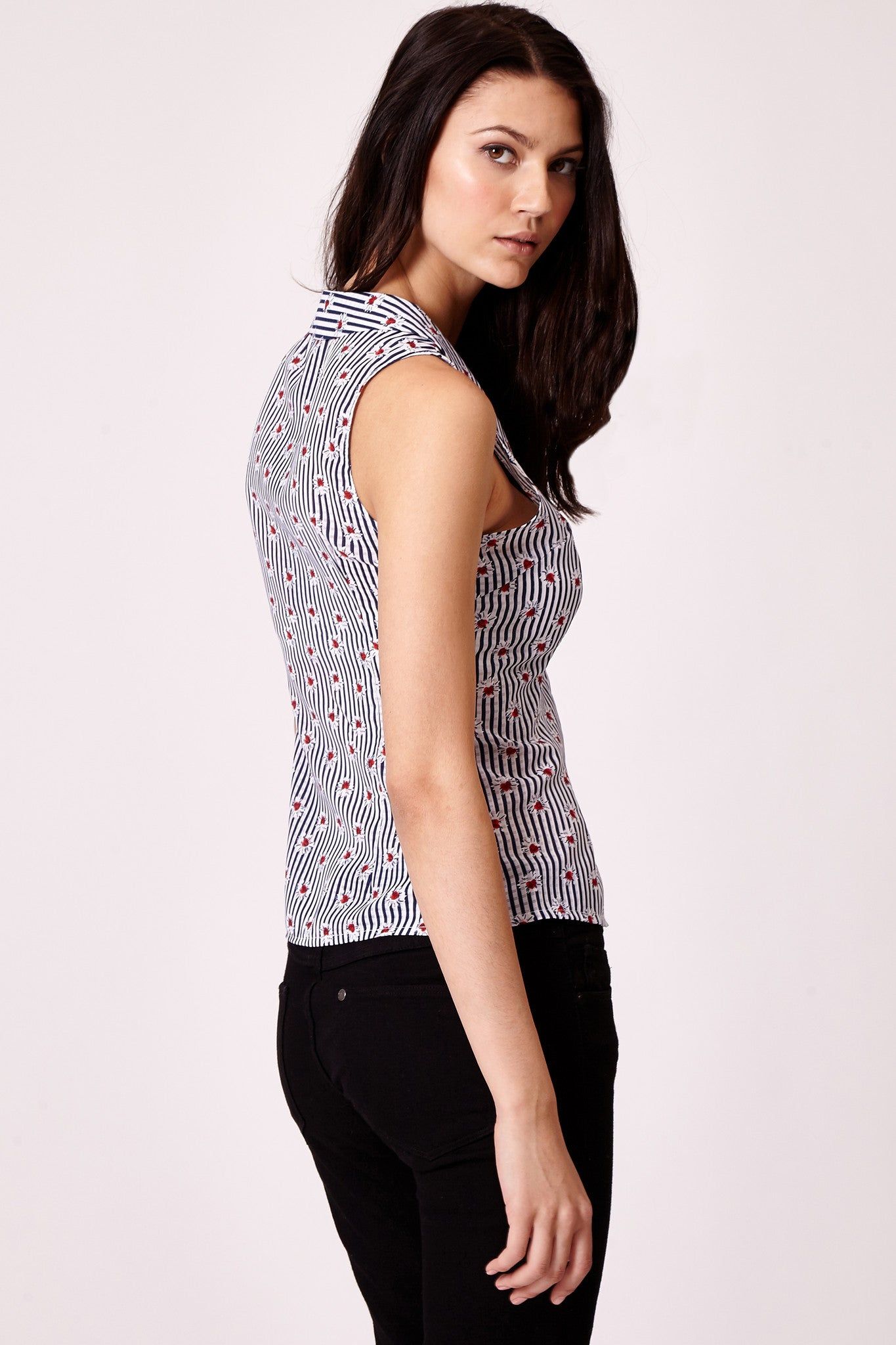 Cutie London Peter Pan Fitted Blouse