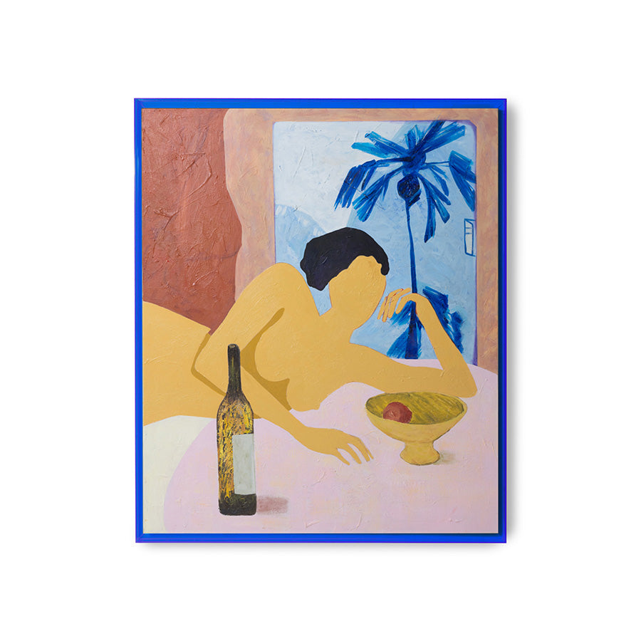 HKLIVING schilderij met lijst Catch My Drift – 107x127cm