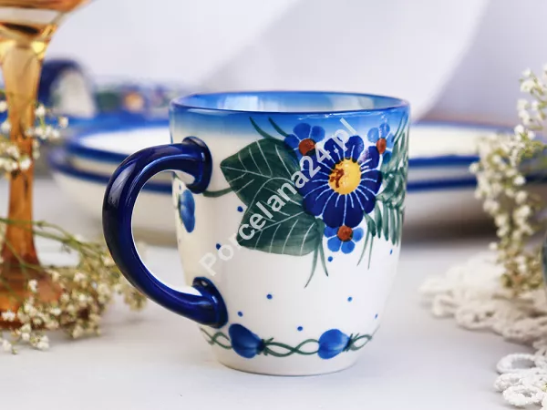 Kubek 0,3 L Bolesławiec - Kwiaty Kuleszy