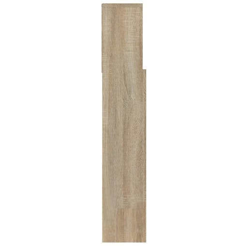 NNEVL Headboard Cabinet Sonoma Oak 100x19x103.5 cm