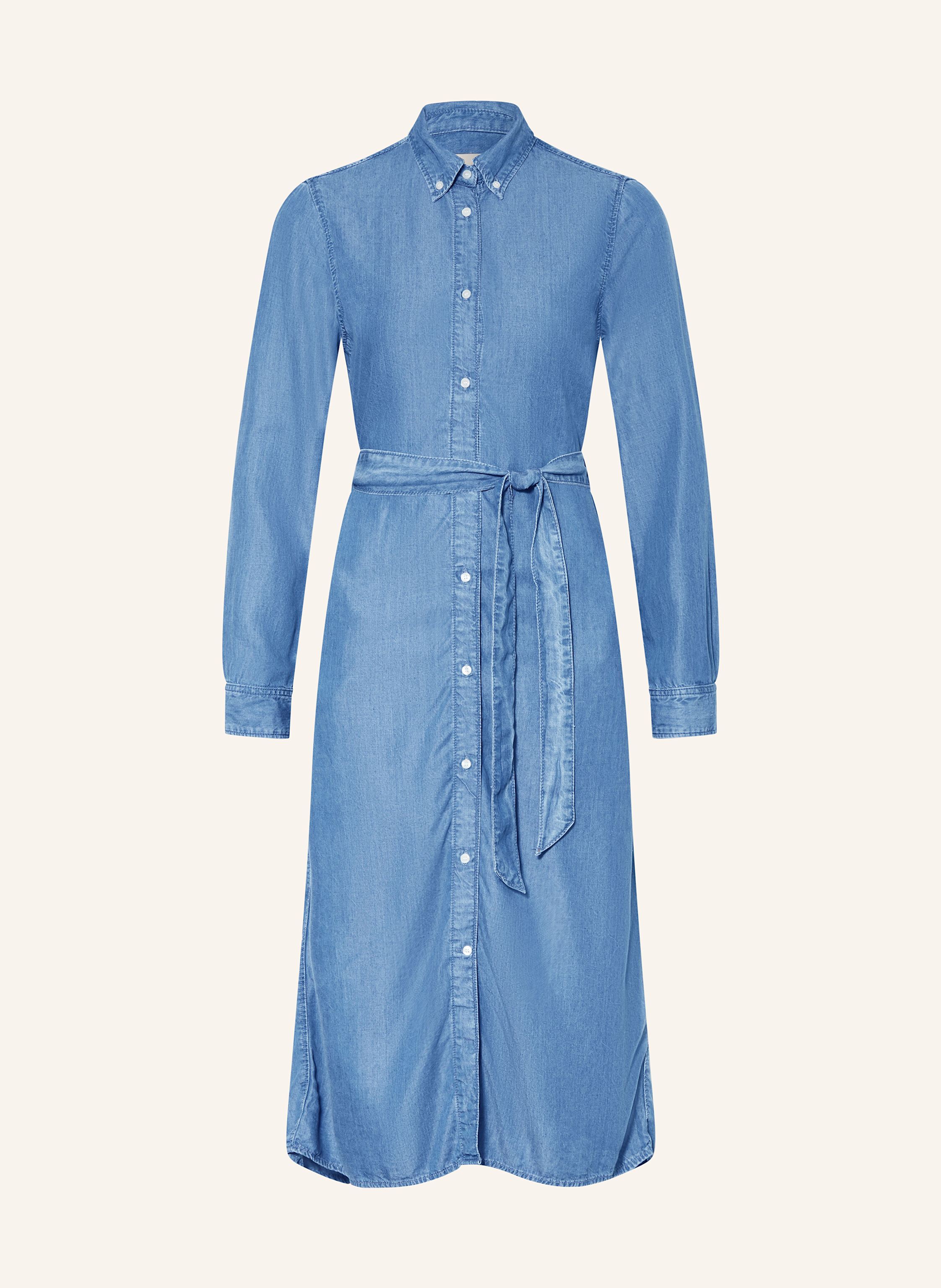 GANT Hemdblusenkleid in Jeansoptik