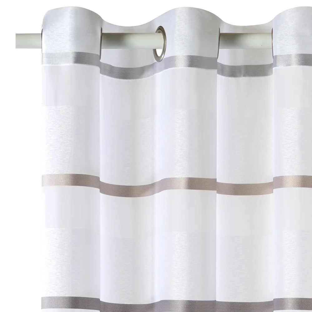 4MURS Voilage GALEA coloris gris 140 x 240 cm