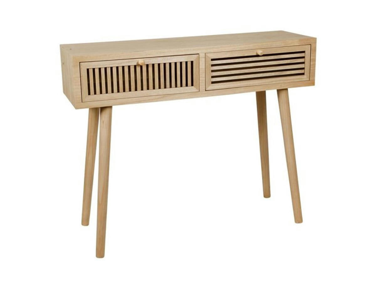 TOKYO - Console 2 tiroirs bois