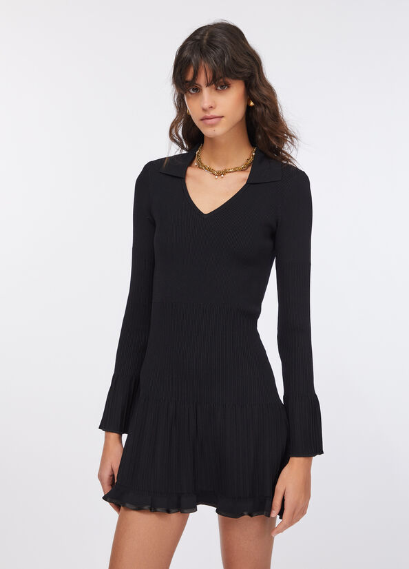 Abito corto in maglia