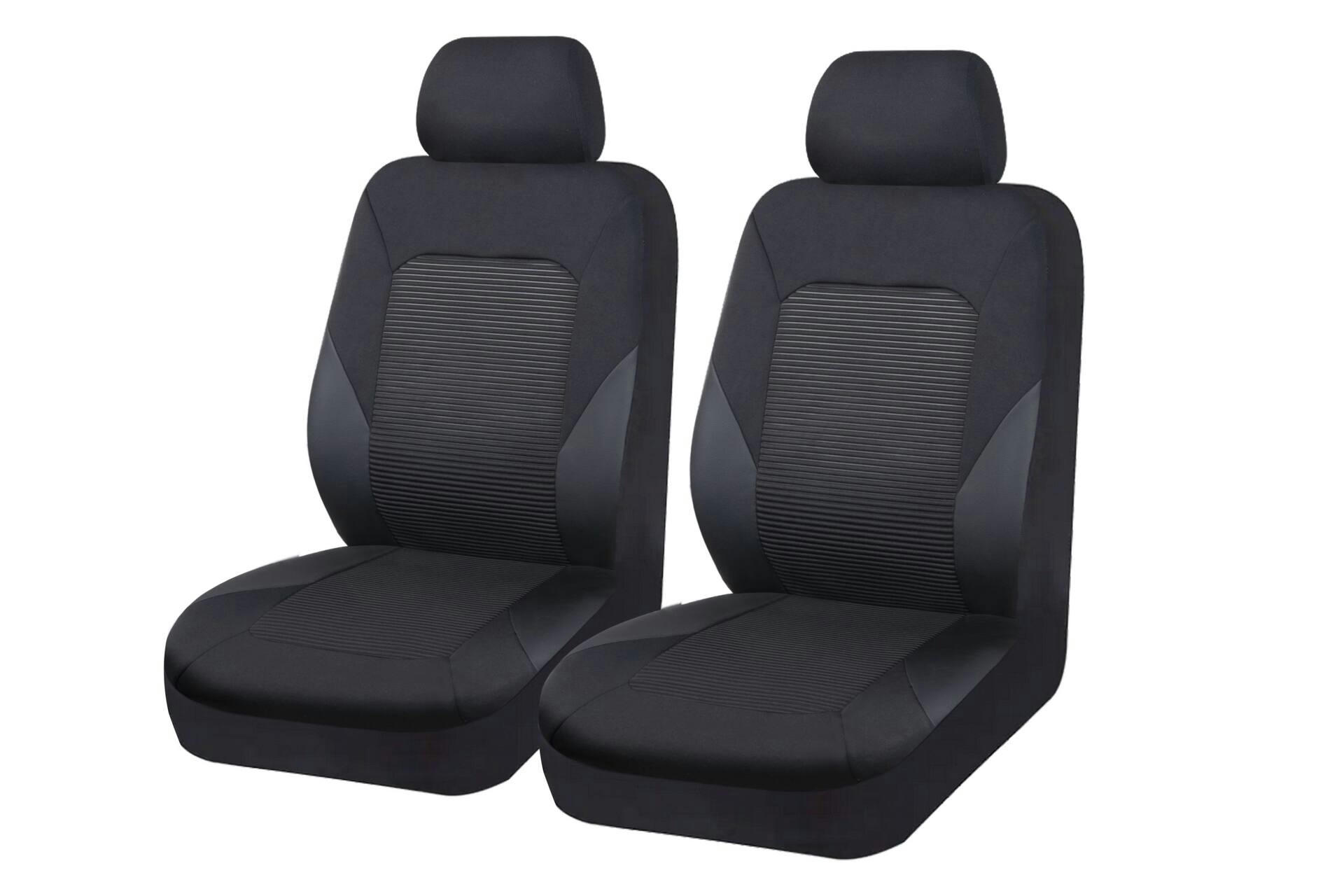 AutoTrends Embossed Neoprene Seat Cover Kit