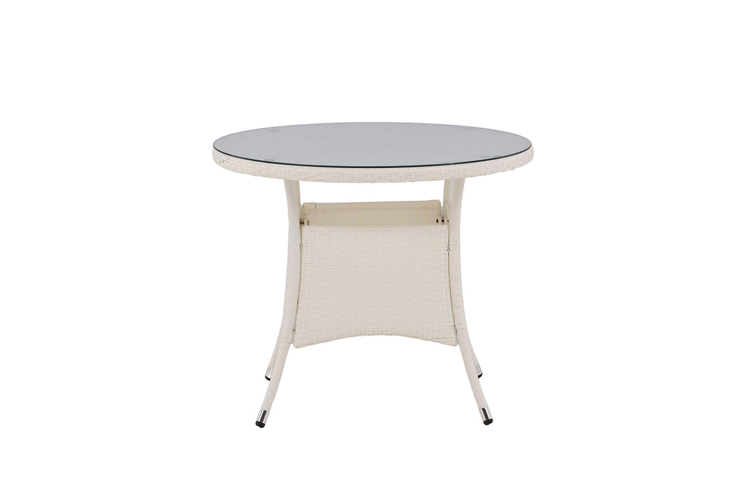 Rebellenclub Ronde Tuintafel Mykon - ø90cm - Wit