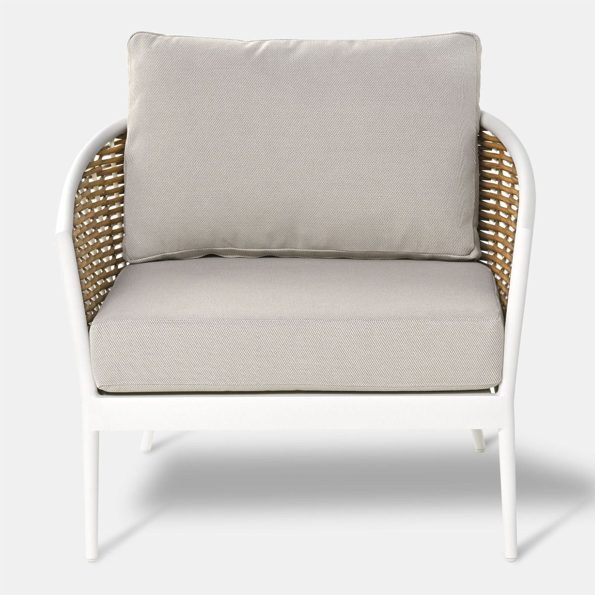 Fotel Cora White 82x88x75 cm