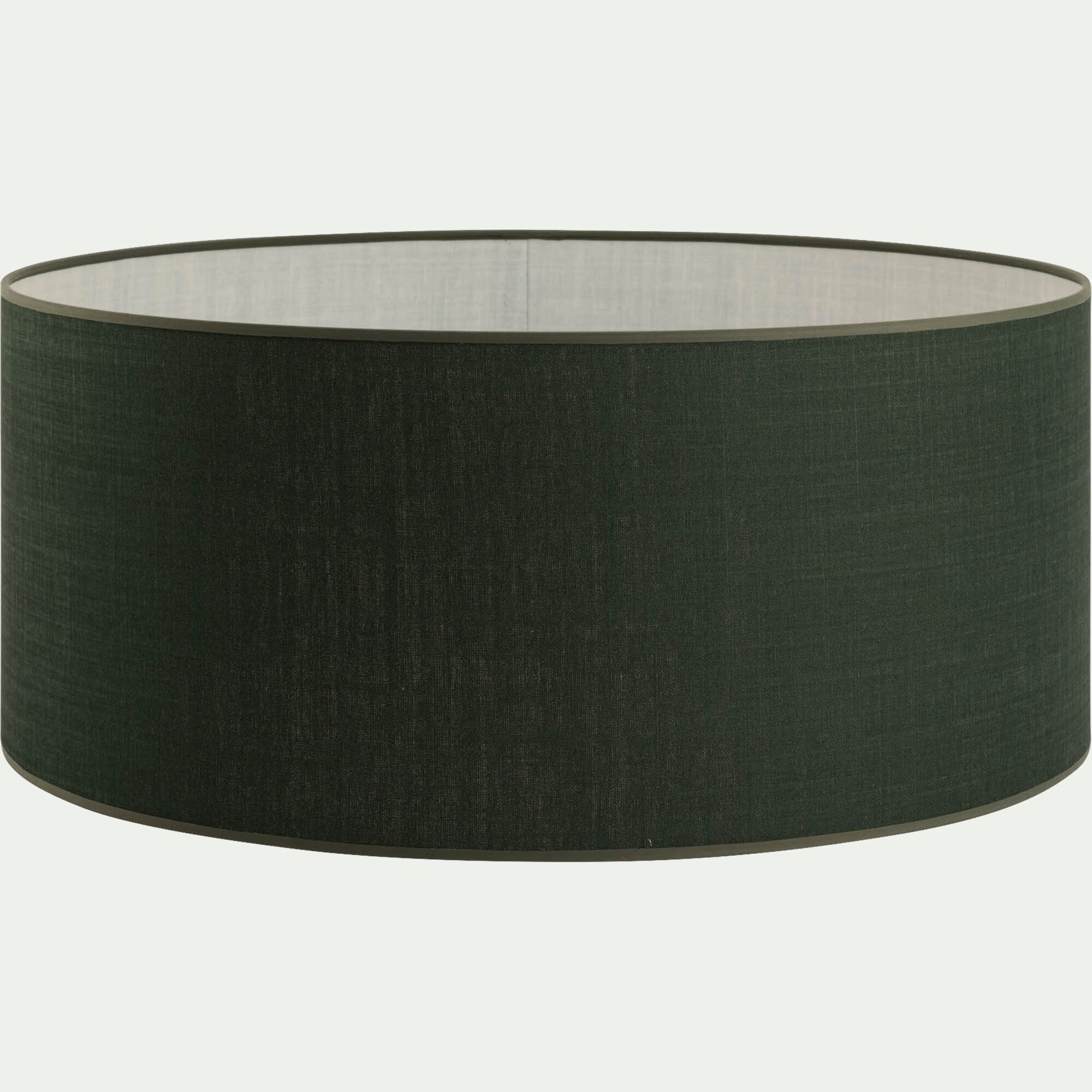 MISTRAL - Abat-jour cylindrique en coton D60cm - vert cèdre