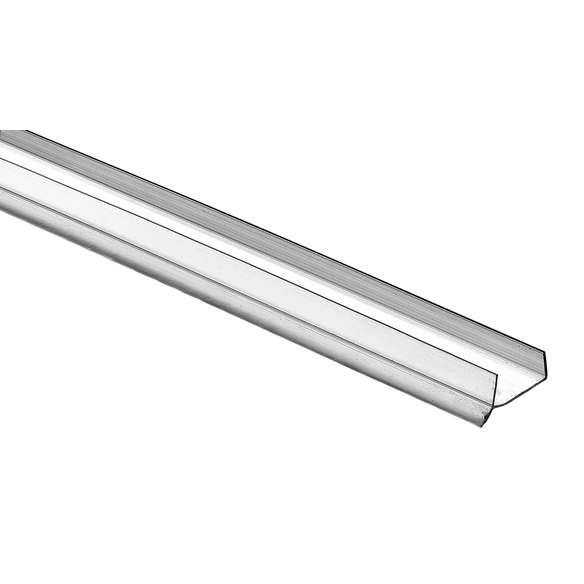 Abdichtprofil, für 16 mm Sockel, 200x1,6x1 cm, transparent