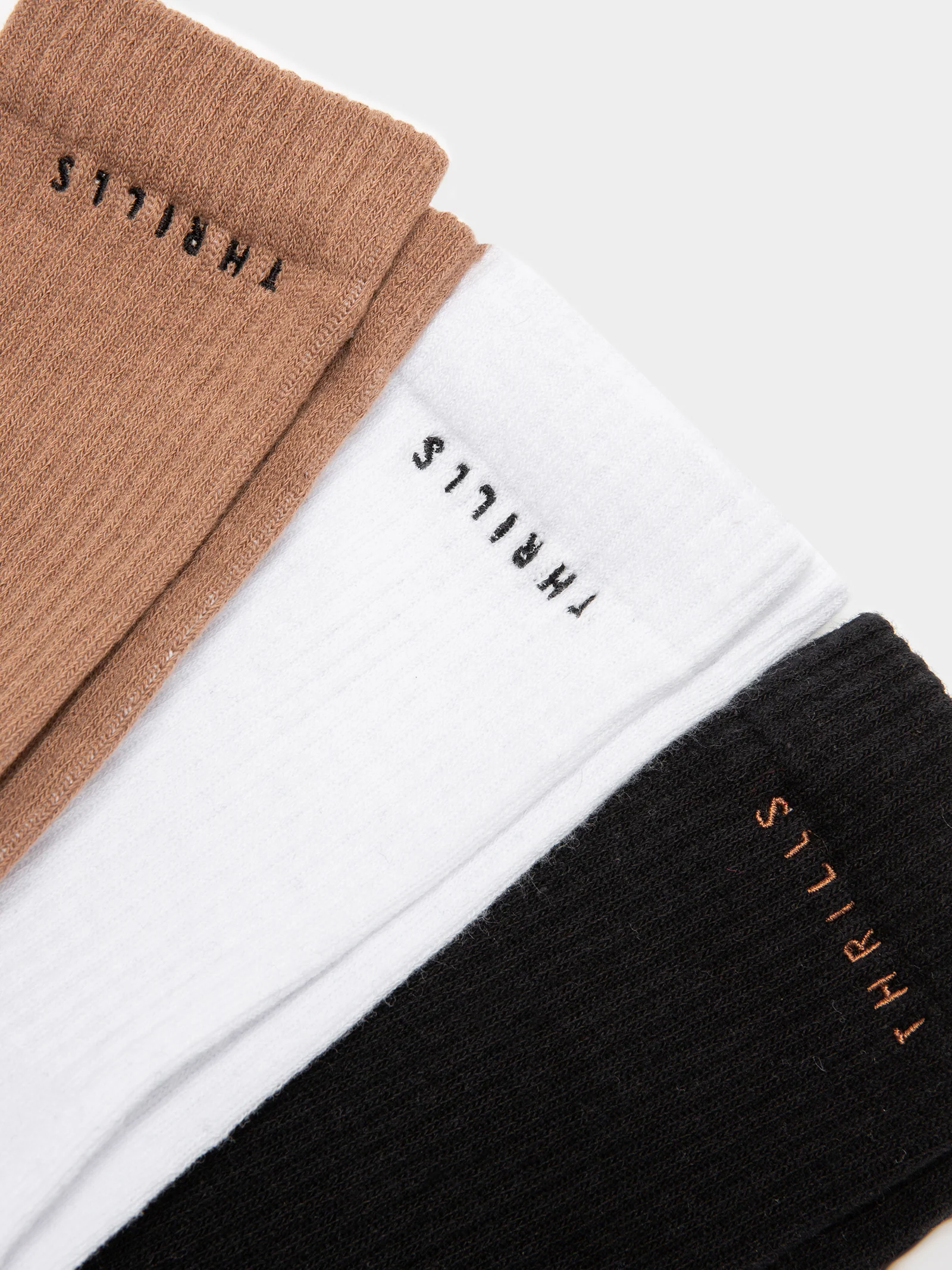 3 Pairs of Minimal Thrills Crew Socks