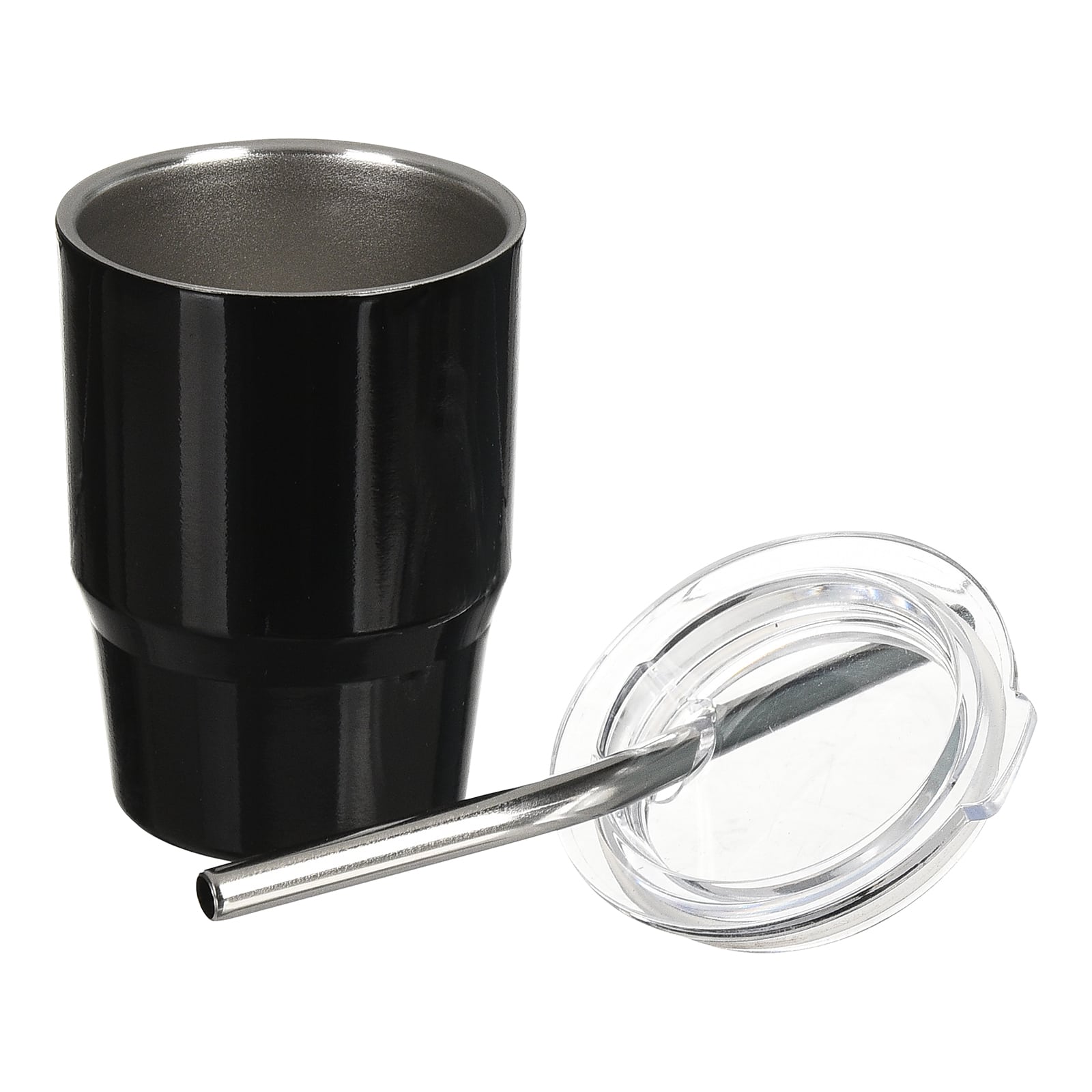 To Go-Trinkbecher Mini Schwarz, ⌀ 5 cm, H 75 mm