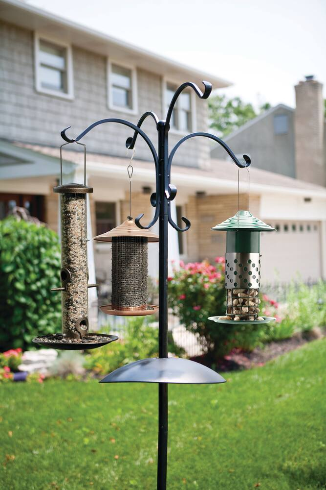 Deluxe 4-Way Birding Station with Baffle