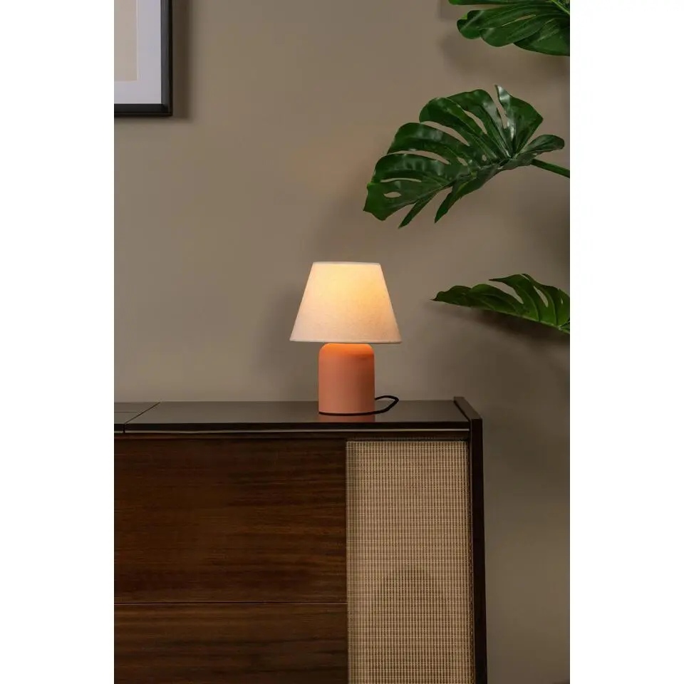 Lucide MACIA Tafellamp - Terracotta
