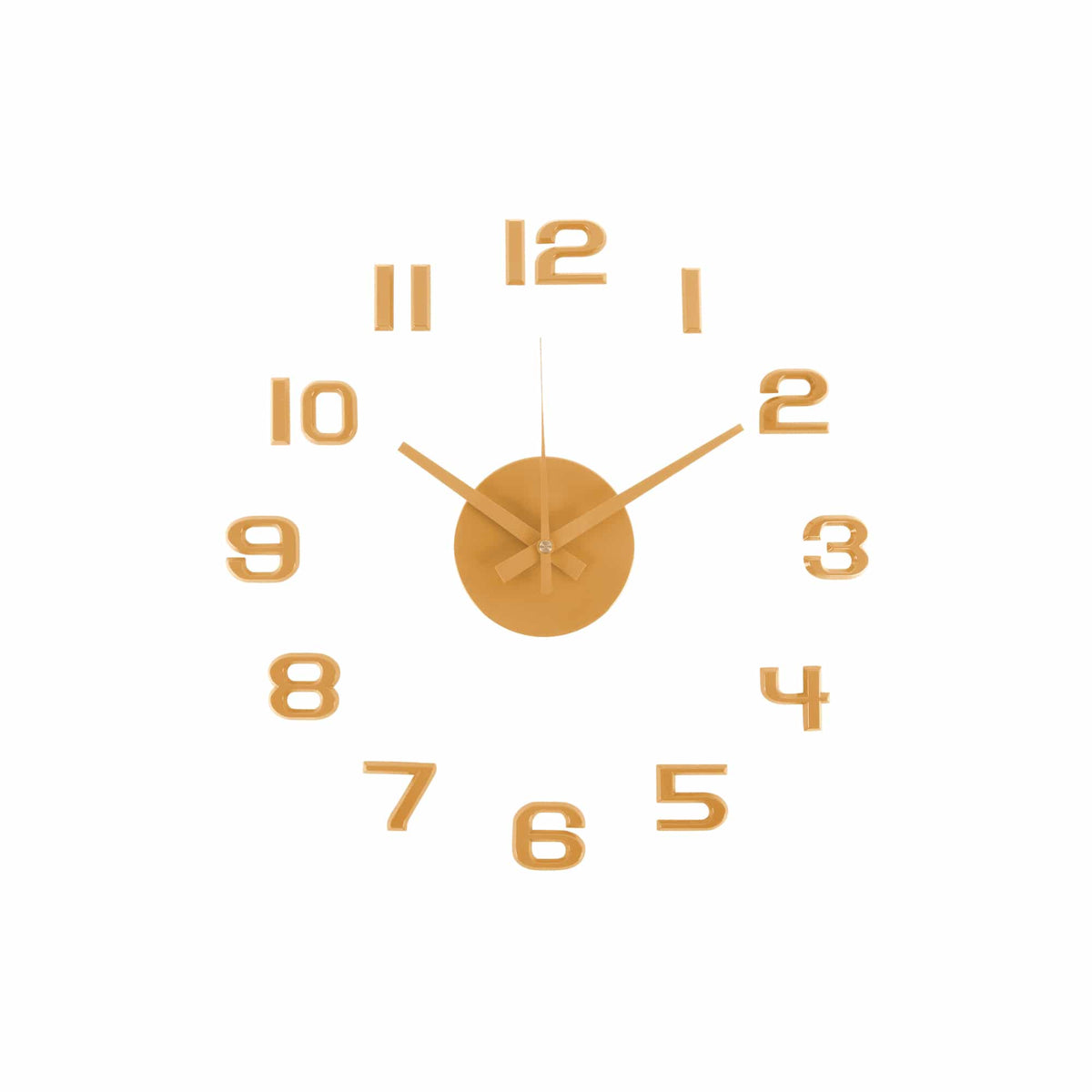 Karlsson wandklok DIY Sunset Numbers - geel - Ø35cm