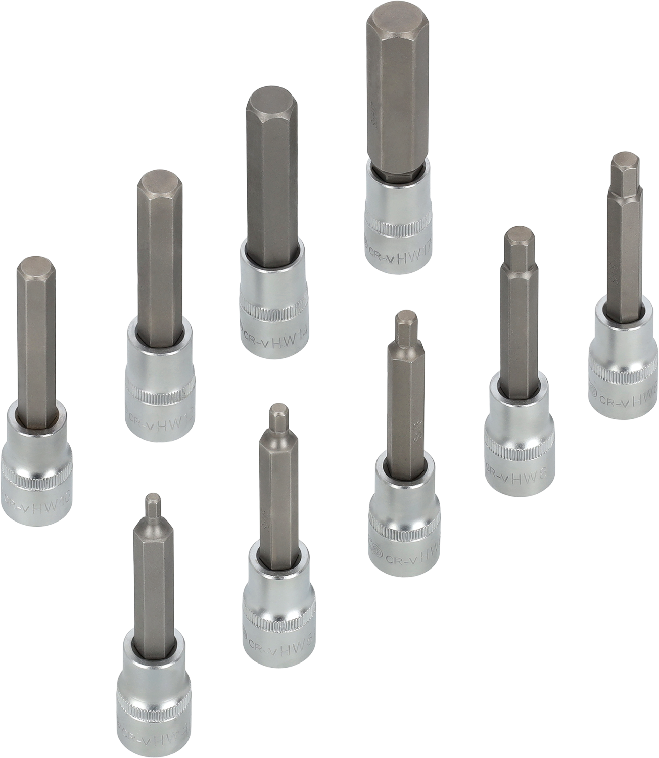 Zestaw bitów HEX S2: H4,H5,H6,H7,H8,H10,H12,H14,H17 wkład EVA 9elem. STALCO S026388807 STALCO S026388807