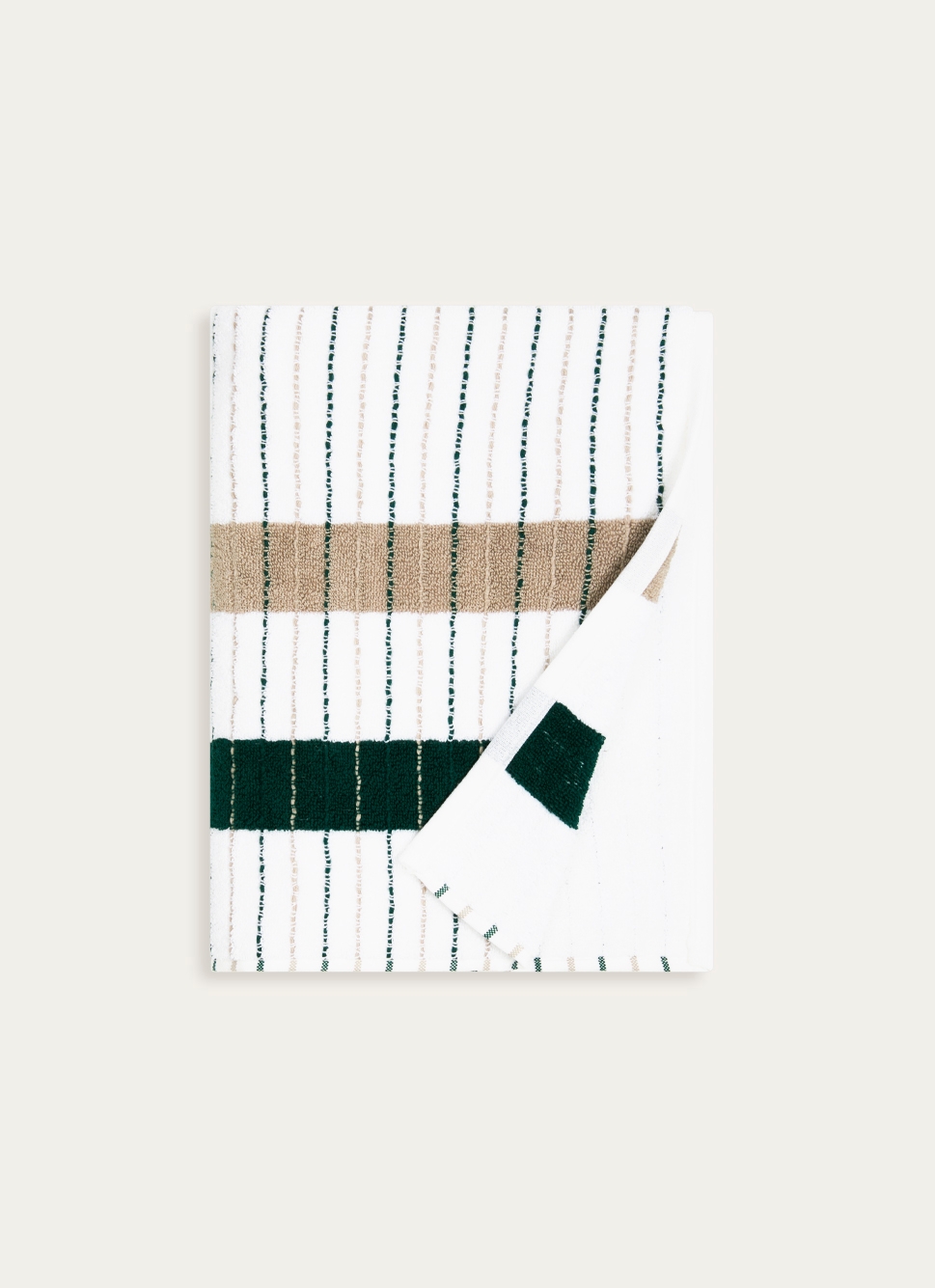 SERVIETTE DE TOILETTE à RAYURES CÉLESTINE MULTICOLORE
