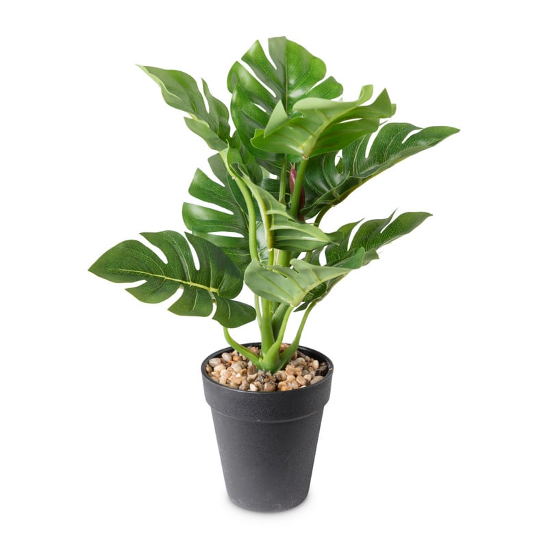 Kunstplant monstera - &Oslash;16x30 cm