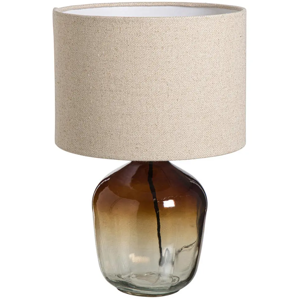 Lampenkap Luna cilinder naturel - 18x&Oslash;25 cm