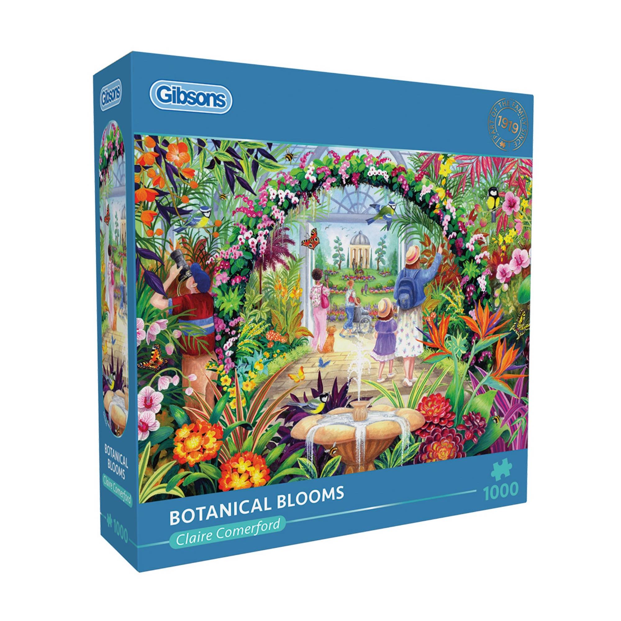 Gibsons Botanical Blooms Jigsaw Puzzle 1000 Pieces