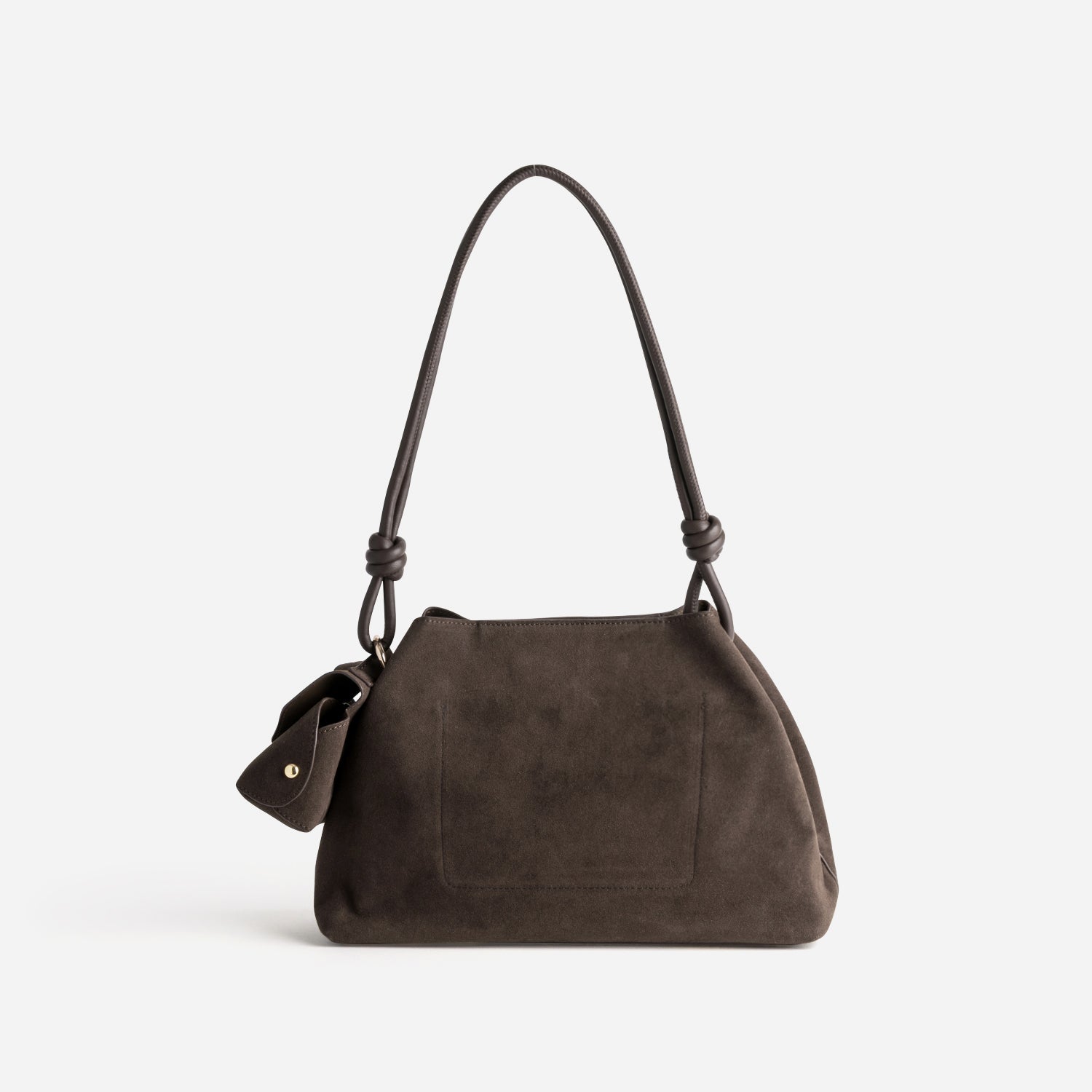 Sac à main marron avec porte-monnaie