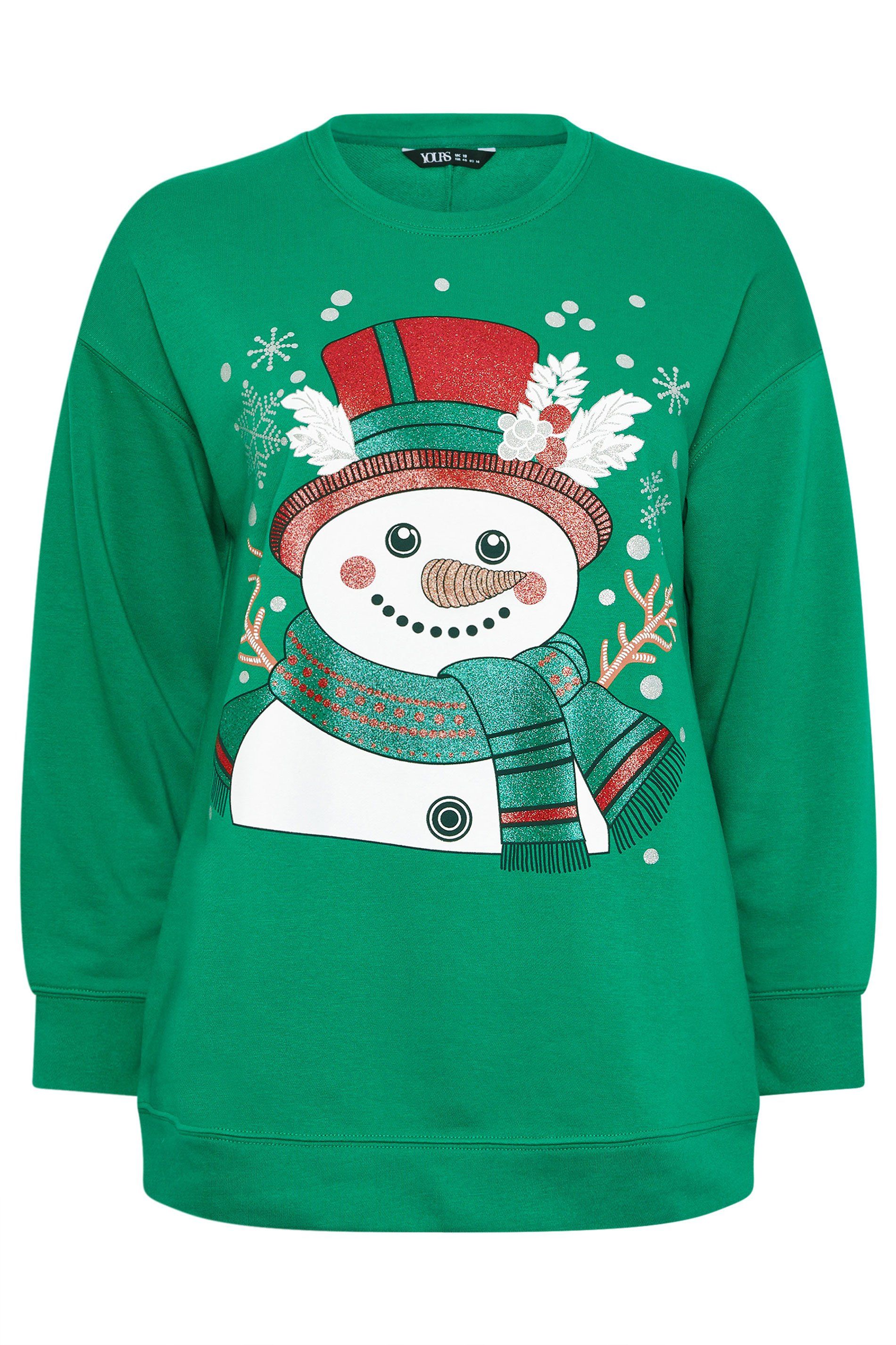 Yours Snowman Christmas Novelty Sweatshirt