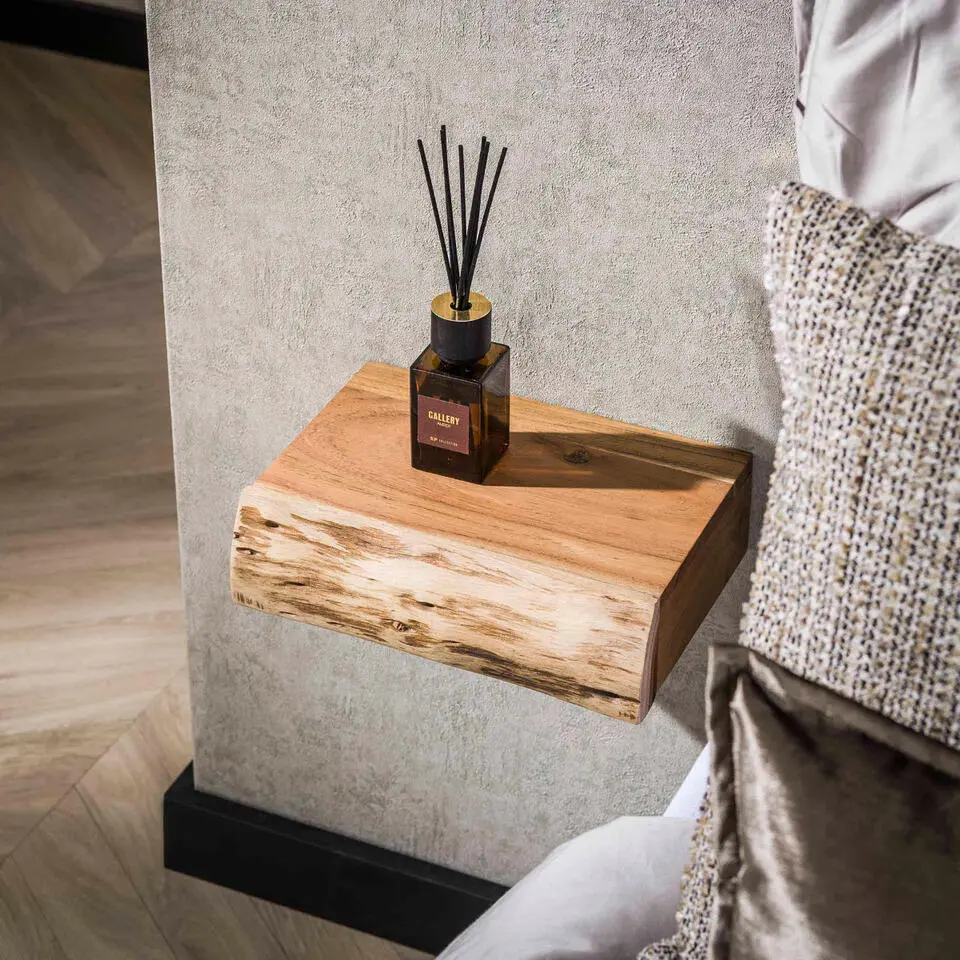 Hardy nachtkastje zwevend - Hout - Bruin