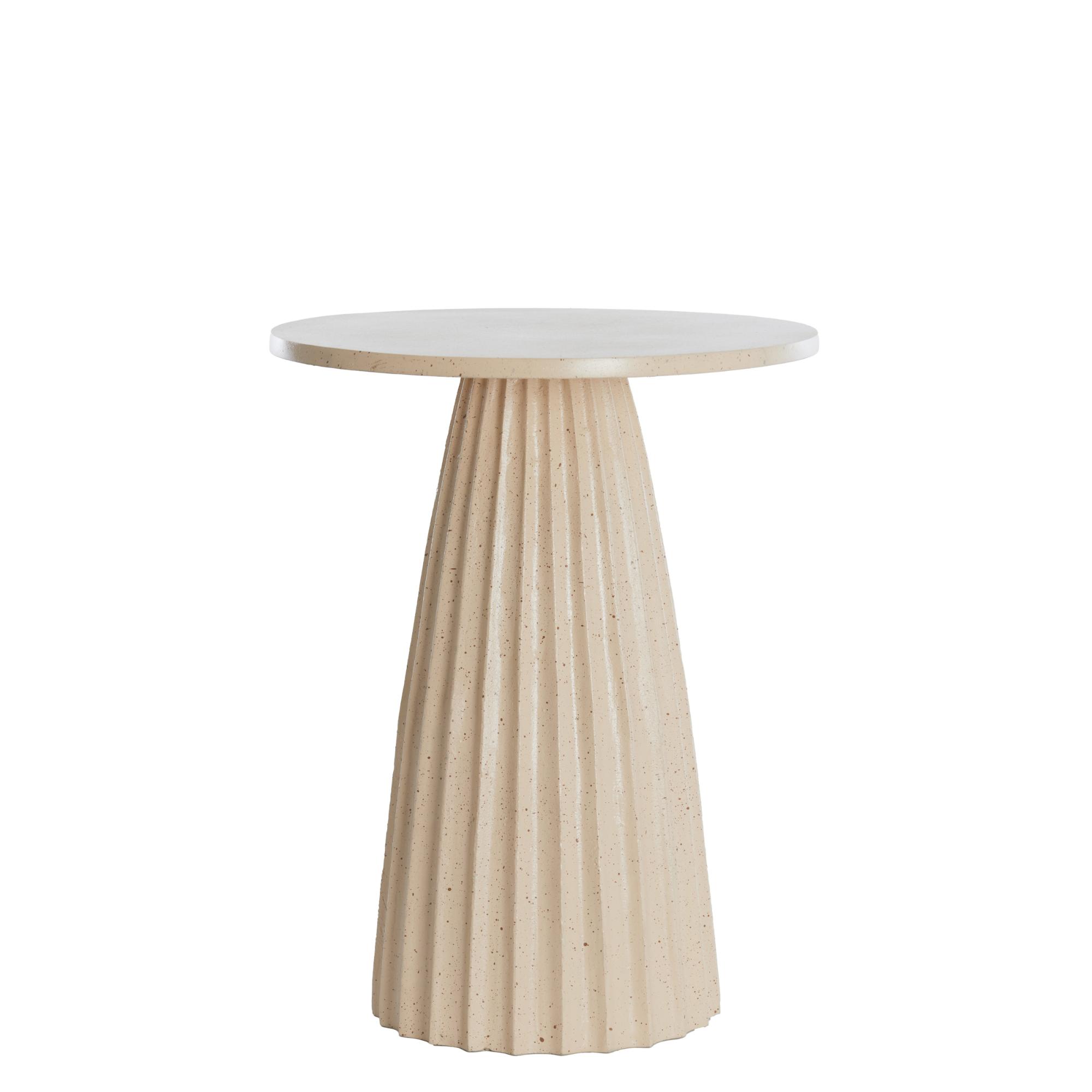 Light & Living bijzettafel Veglia - bruin - Ø40cm