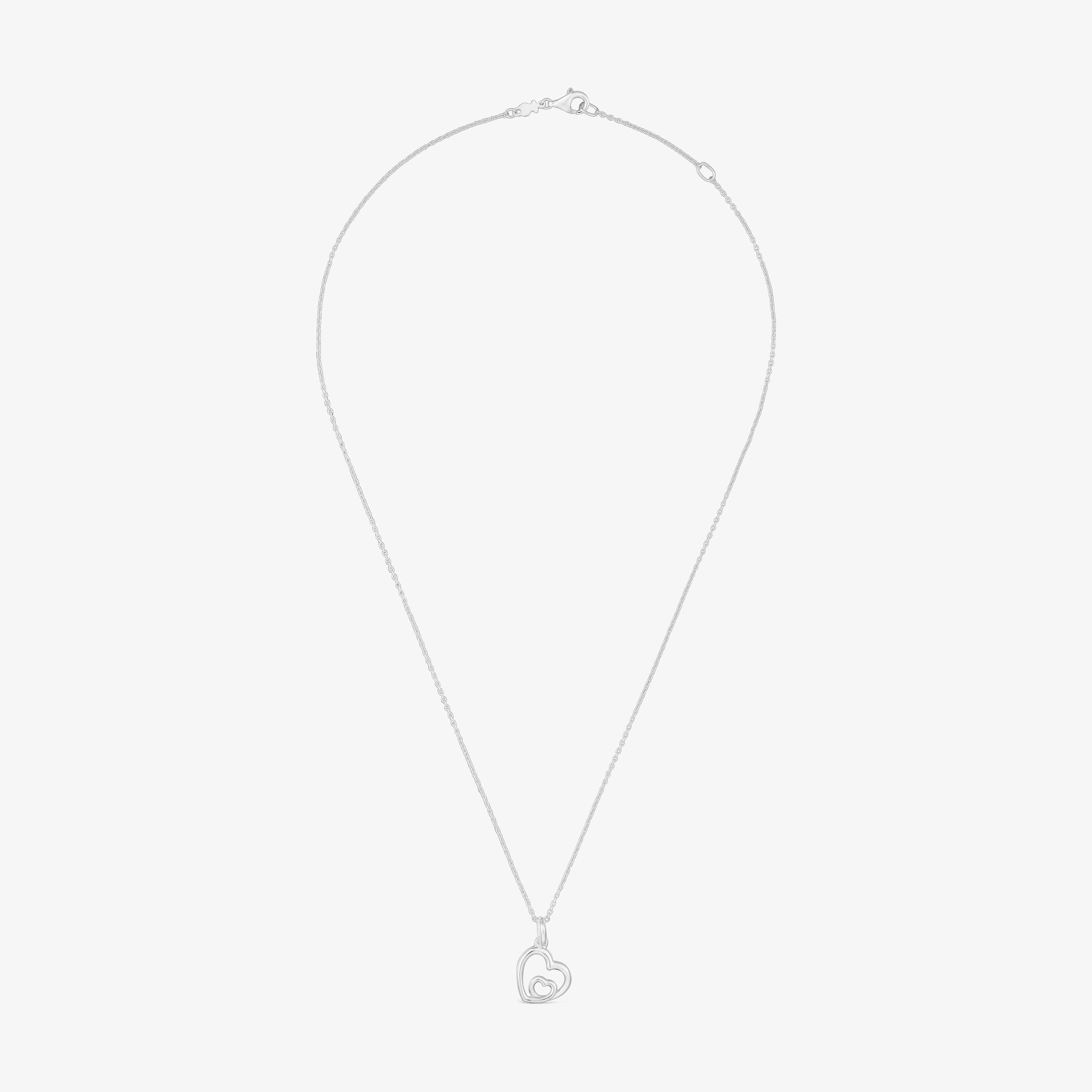 Collar de plata motivo corazón 12 mm TOUS Flechazo