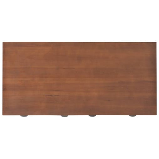 NNEVL Desk with 3 Drawers 110x50x78 cm Solid Fir Wood