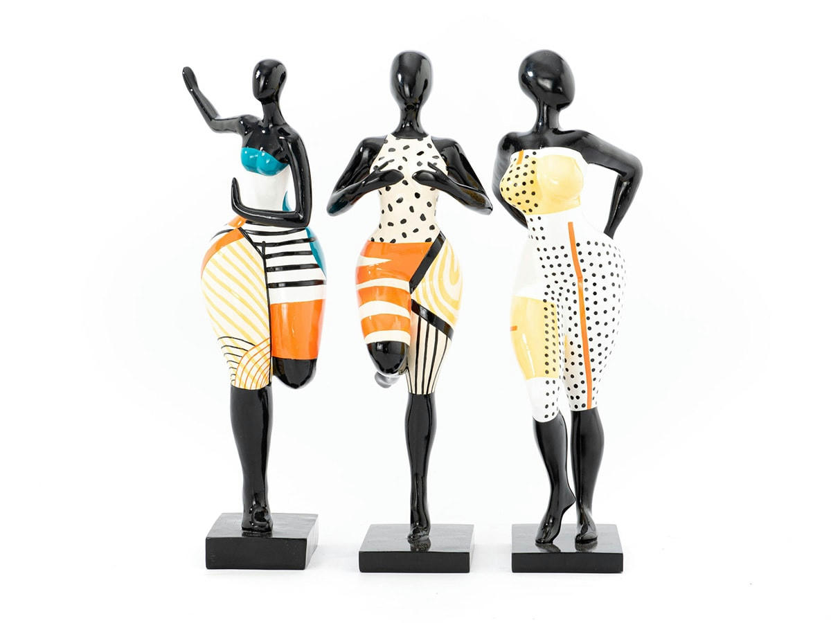 - Statue femme   en résine  blanc