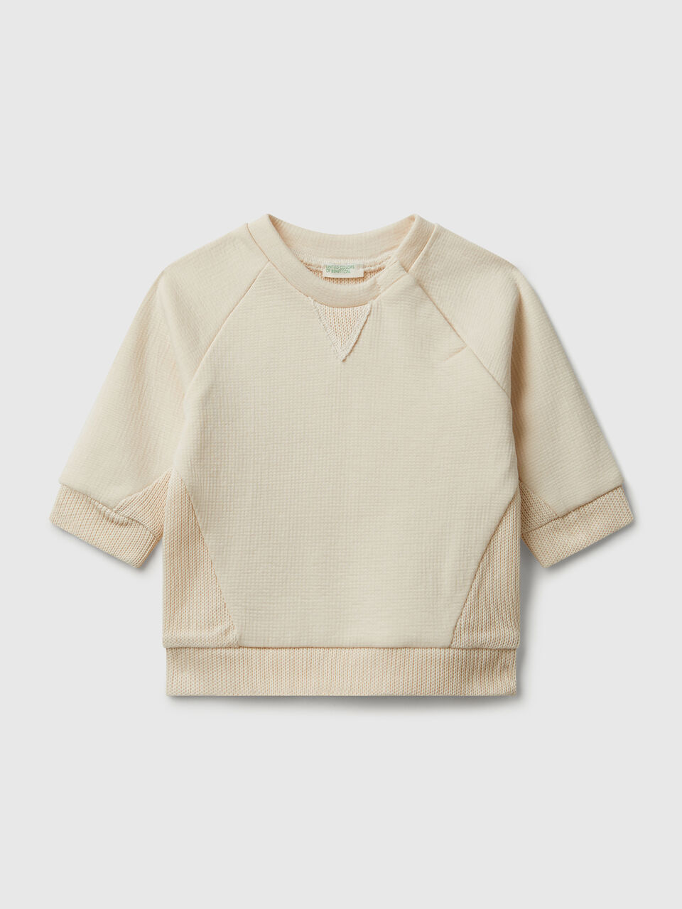 Crew neck cotton sweatshirt