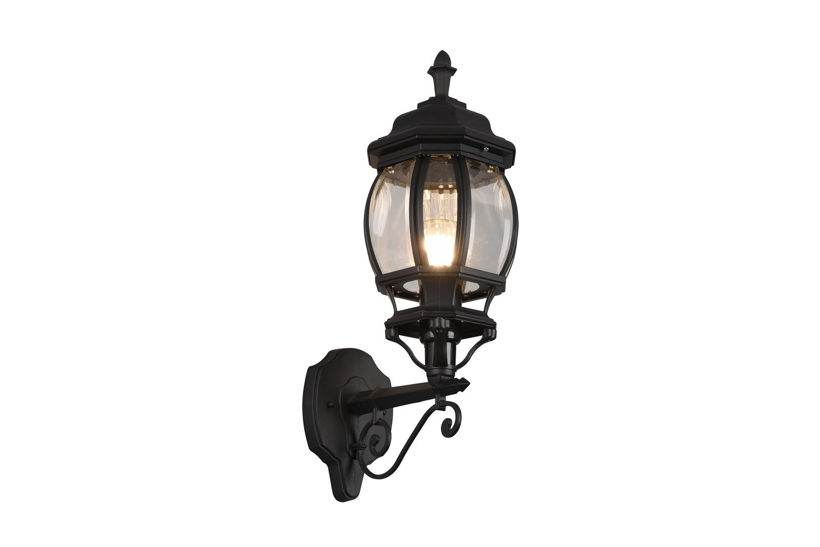 Kinkiet zewnętrznyczarny ELVO 1xE27x60W IP23 Trio