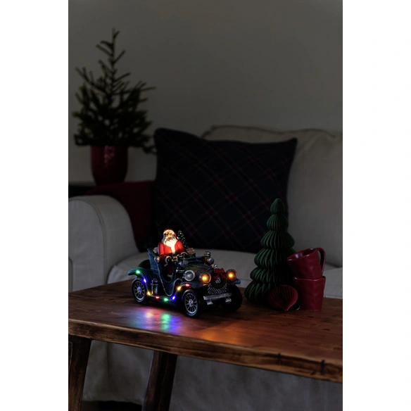LED-Weihnachtsmann, Batteriebetrieb, bunt