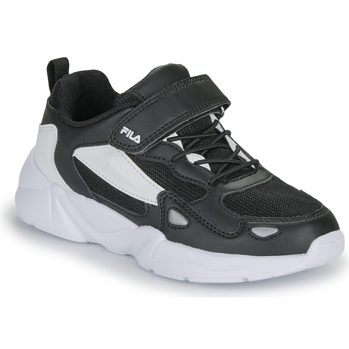 Fila - FILA VENTOSA velcro kids - Black / White