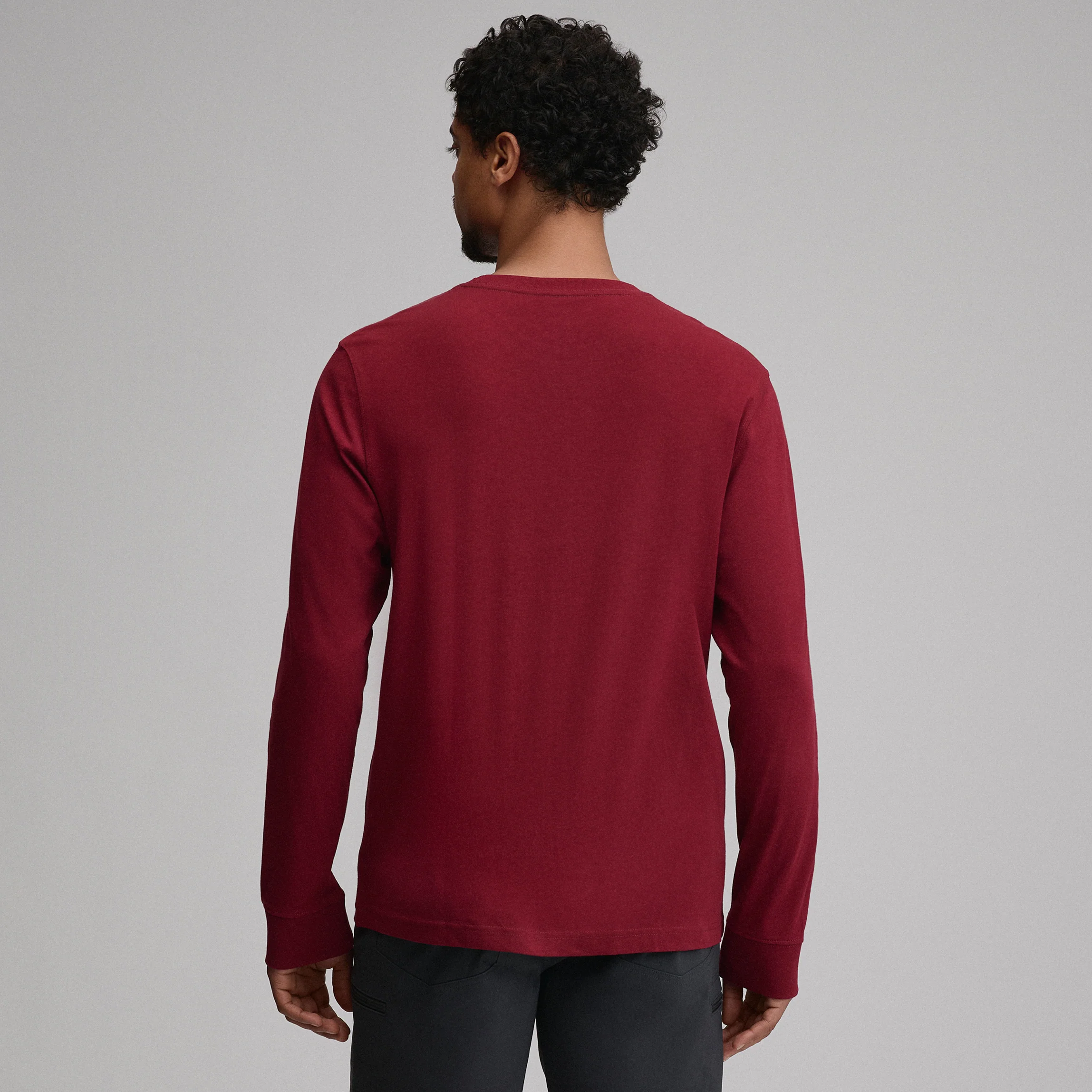 Men's Legend Wash 100% Cotton Long-Sleeve Classic T-Shirt