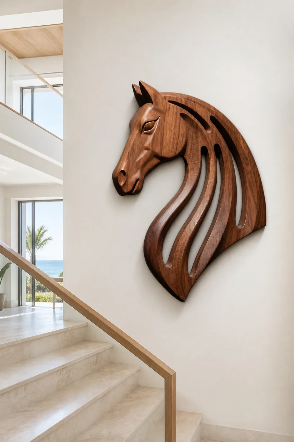 Horse Wood Relief #QA003