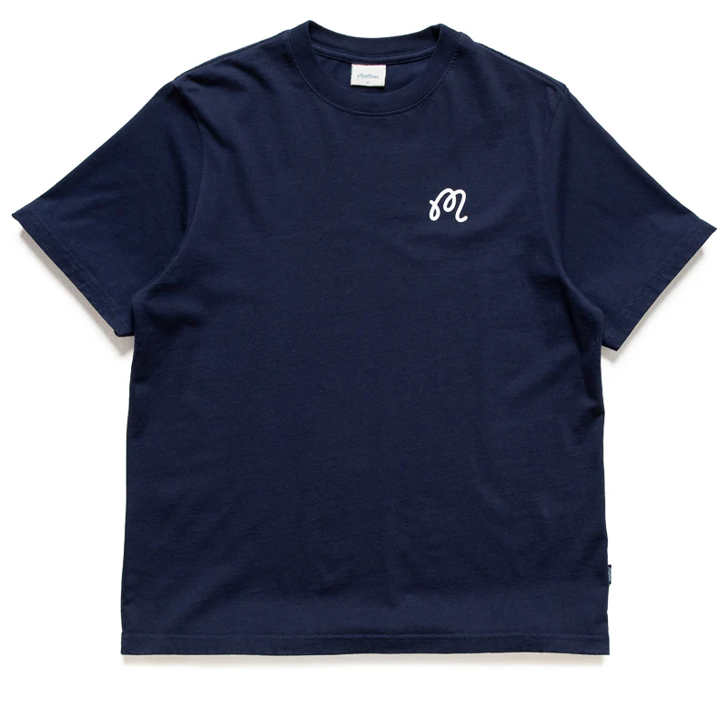 Malbon Golf x Torrey Pines Bermuda Eagle Tee - Baritone Blue