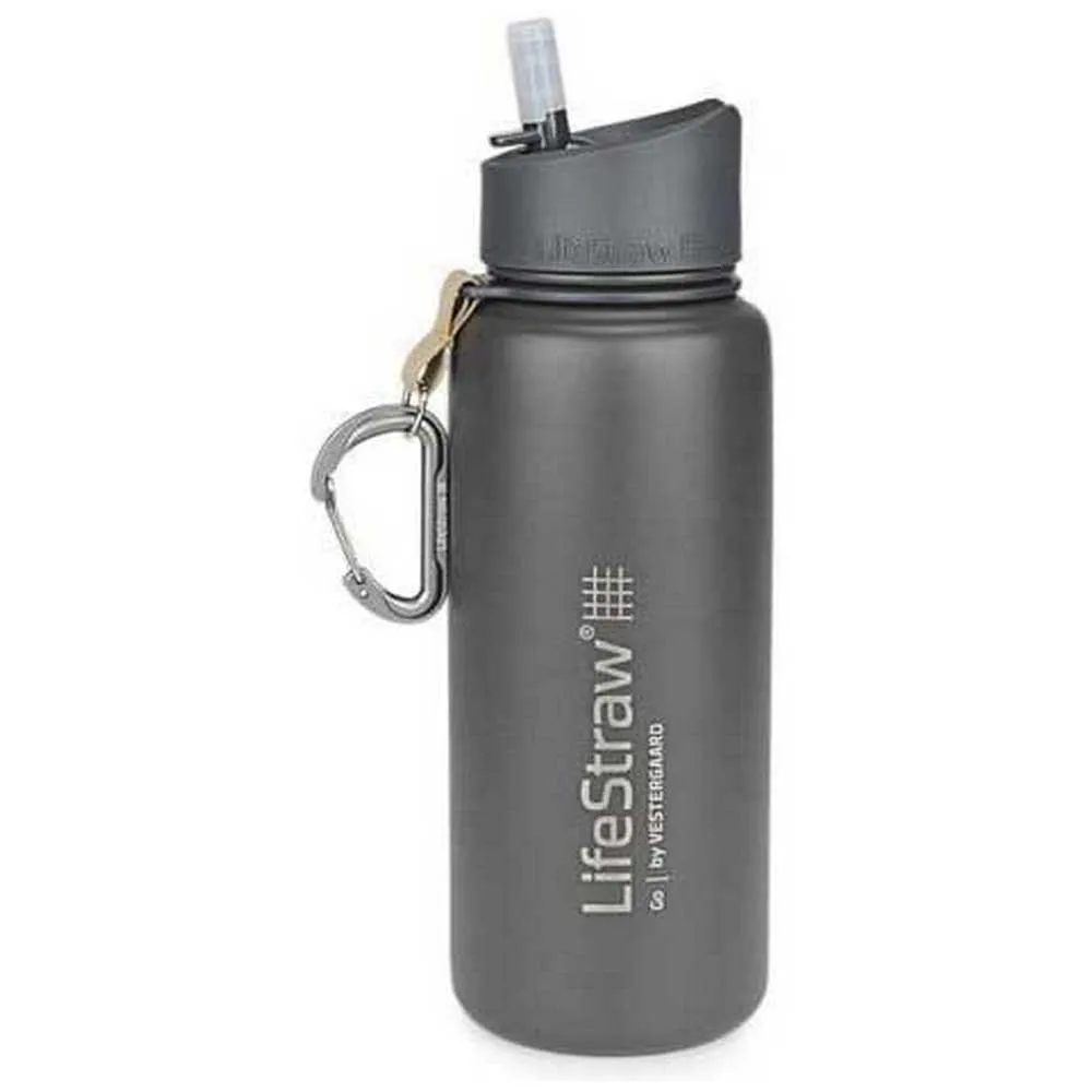 Lifestraw stainless steel Water Filter Bottle Go 1L
