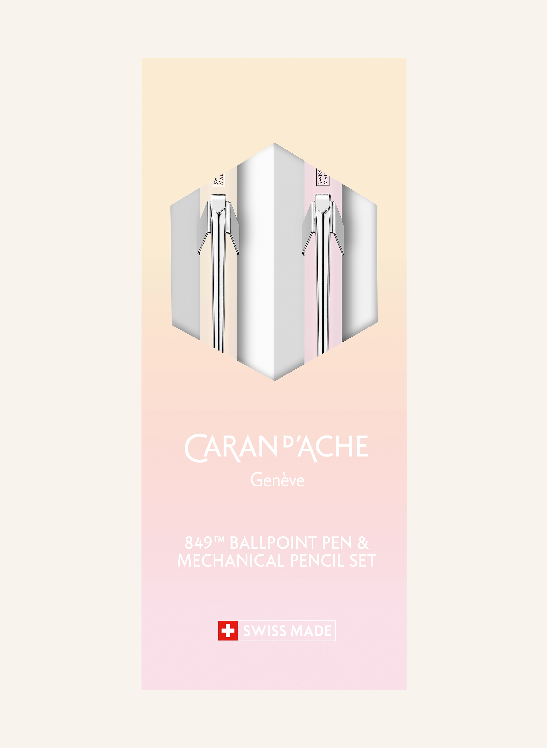 CARAN d'ACHE 2-tlg. Set: Kugelschreiber 849™ und Minenhalter 844