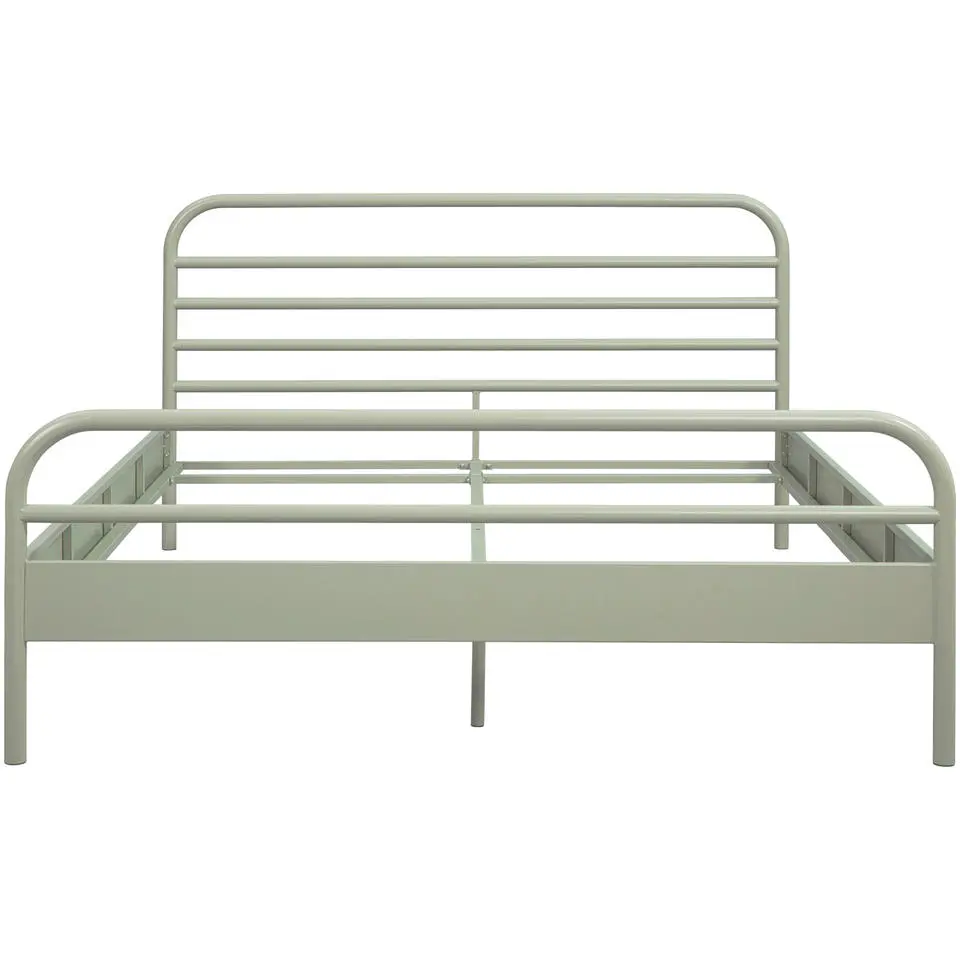 Bed Jada metaal - groen - 160x200 cm
