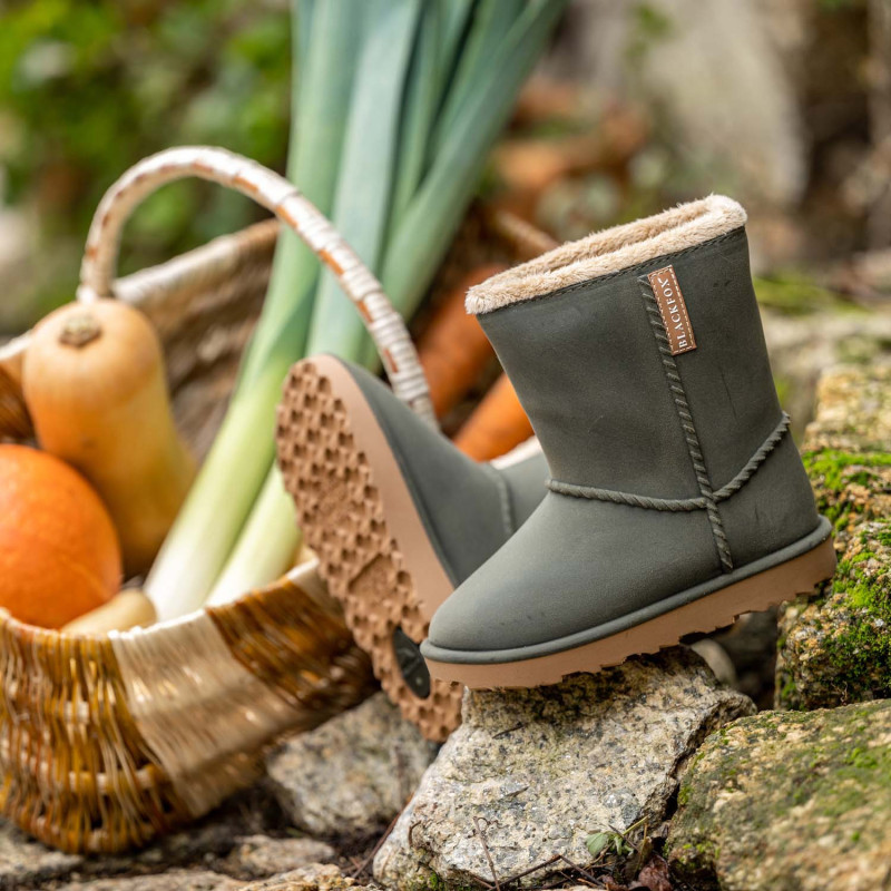 Paire de bottines Cheyennetoo enfant kaki 24/25 BLACKFOX