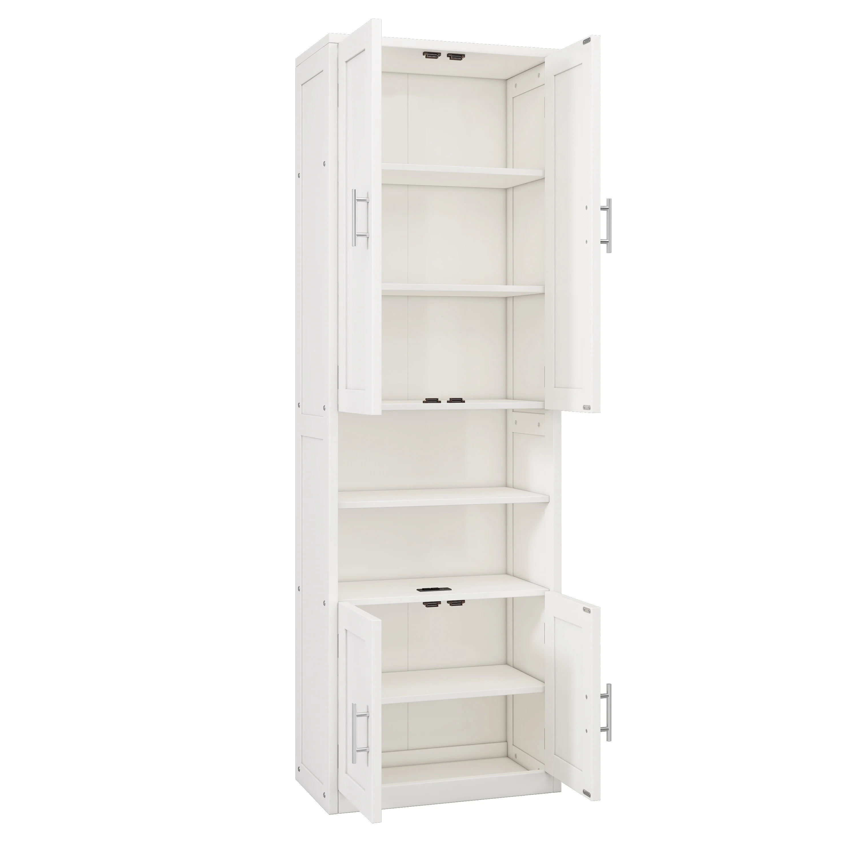 2 Doors Bookshelf with USB Port