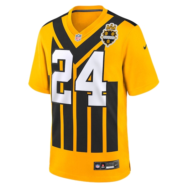 Joey Porter Jr. Pittsburgh Steelers Nike Youth Alternate 1933 Throwback Game Jersey - Gold