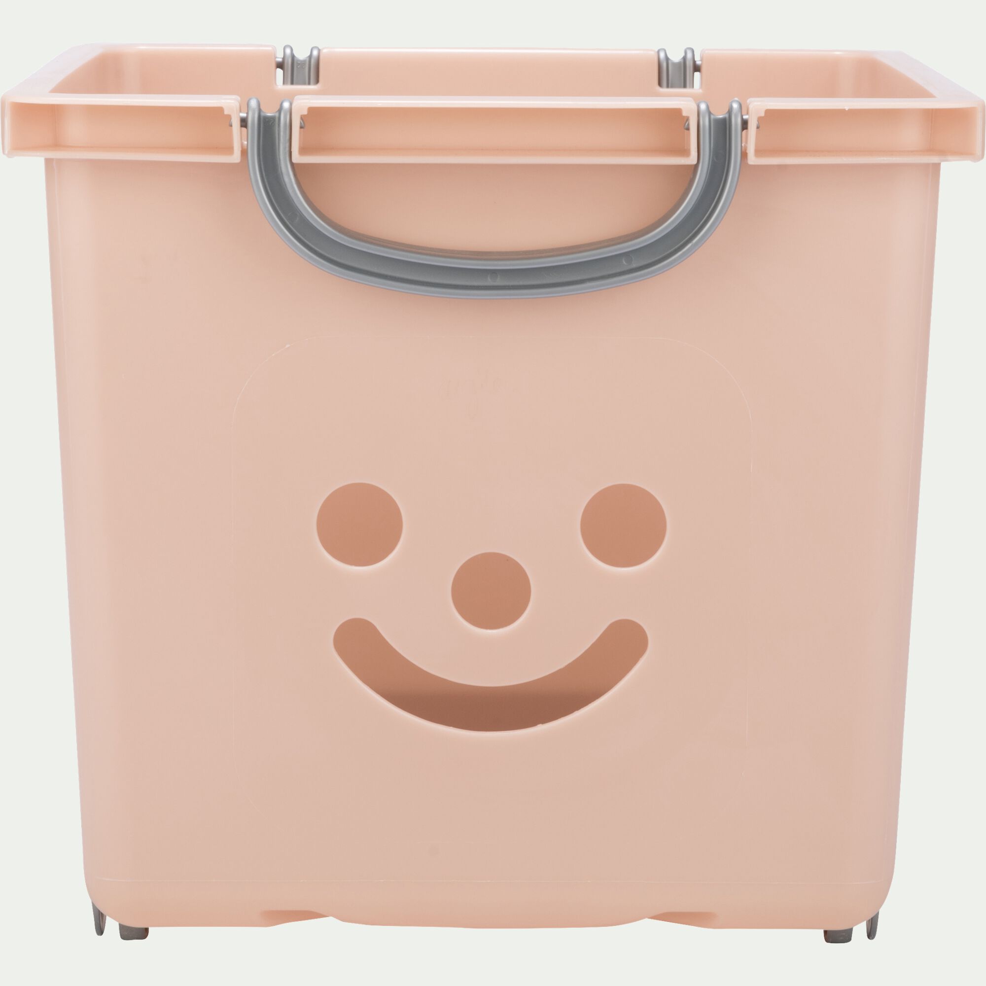 ZACCHARIE - Bac de rangement 25L - rose argile