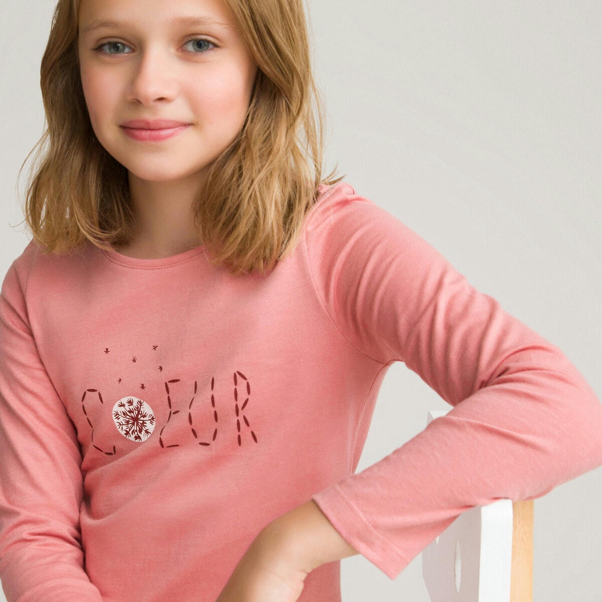 Robe manches longues imprimée