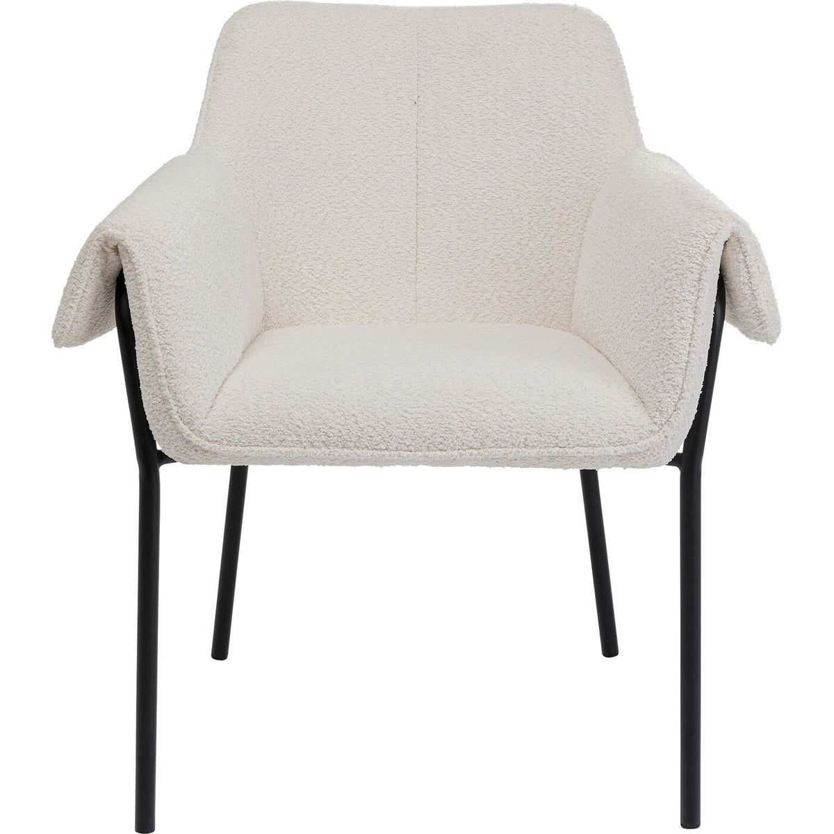 Kare Design Stoel met armleuning Bess creme